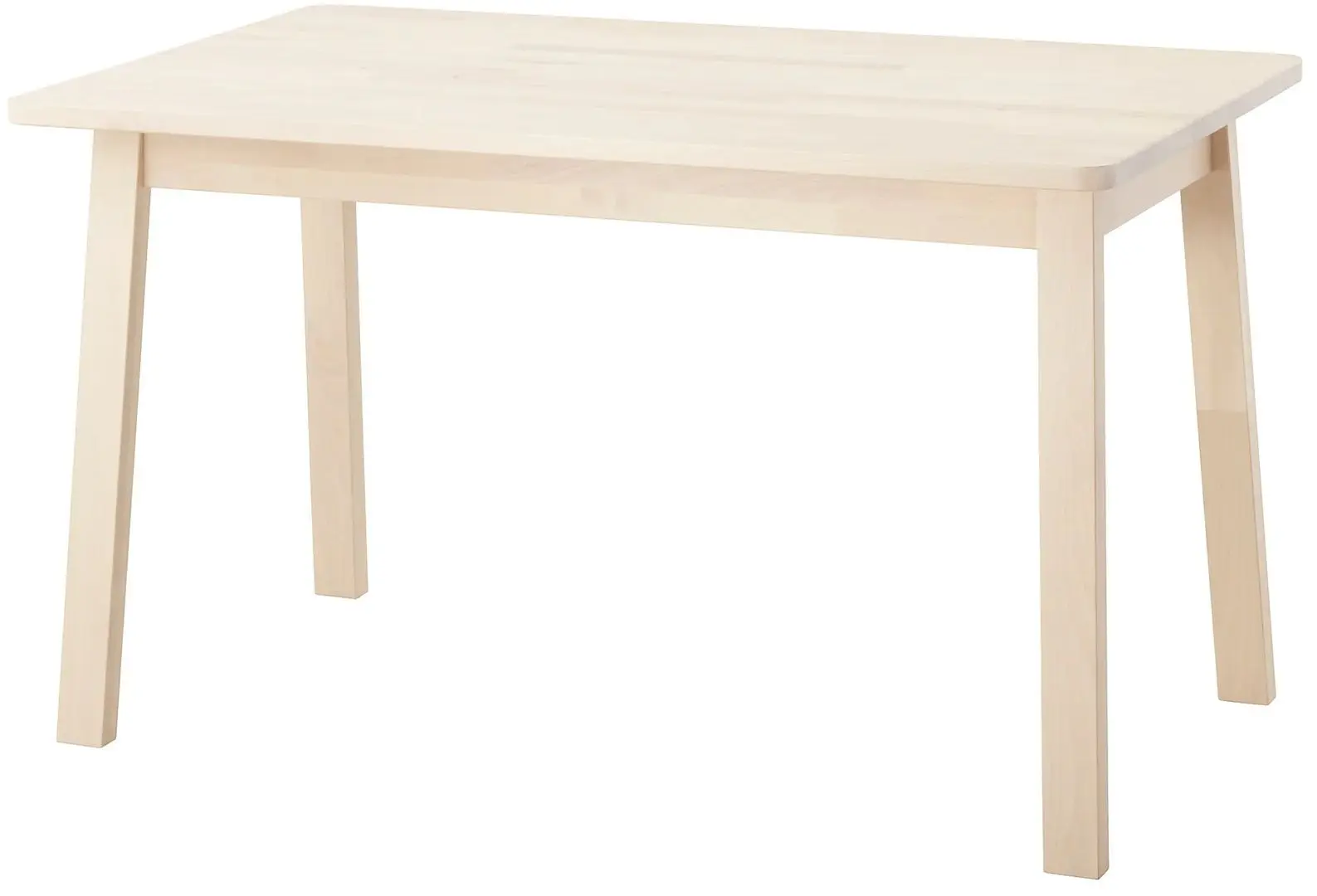 Set masa scaune Ikea Norraker/Norraryd 125x74 Mesteacan/Negru (1+4)