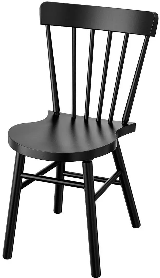 Set masa scaune Ikea Norraker/Norraryd 125x74 Mesteacan/Negru (1+4)