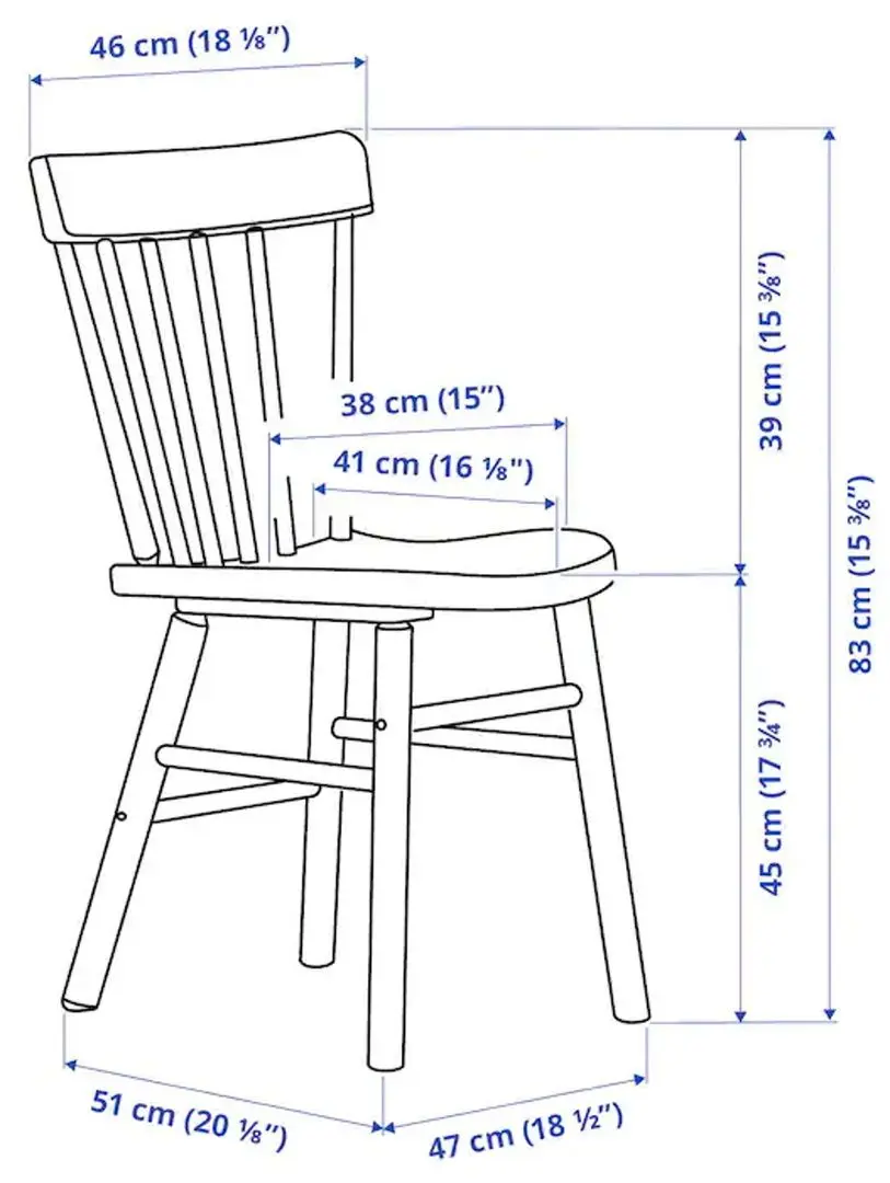 Set masa scaune Ikea Norraker/Norraryd 74x74 Mesteacan/Negru (1+2)