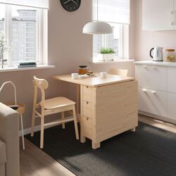Обеденный набор Ikea Norraker/Ronninge 26x89x152 Береза/Береза (1+2) Thumb