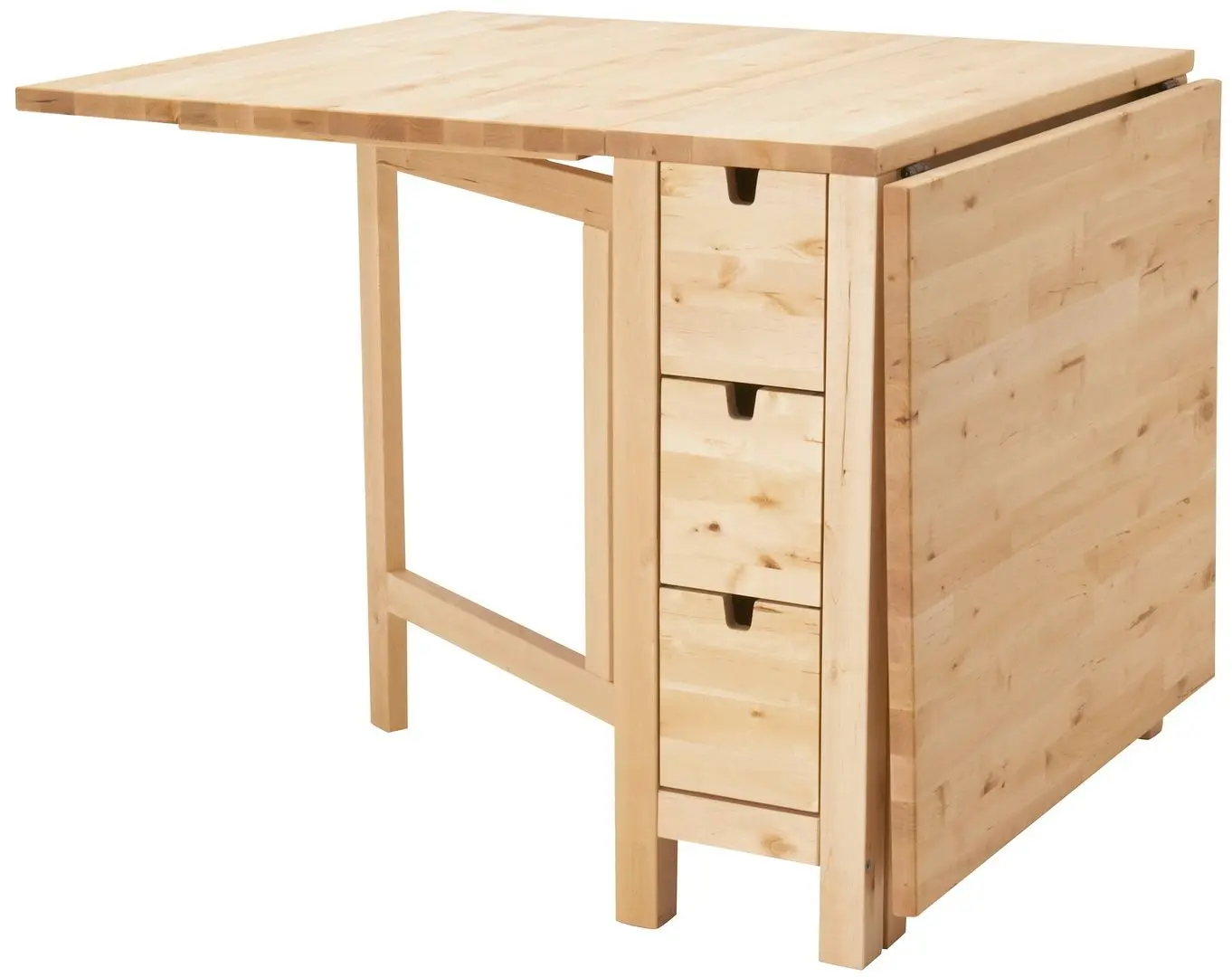 Обеденный набор Ikea Norraker/Ronninge 26x89x152 Береза/Береза (1+2) - 2