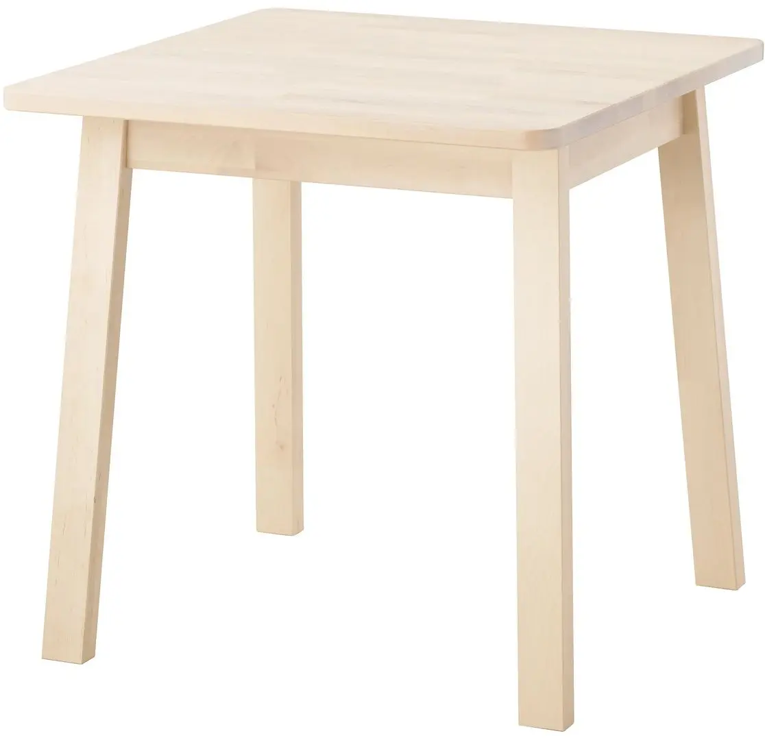 Set masa scaune Ikea Norraker/Ronninge 74x74 Mesteacan/Verde (1+2) - 2