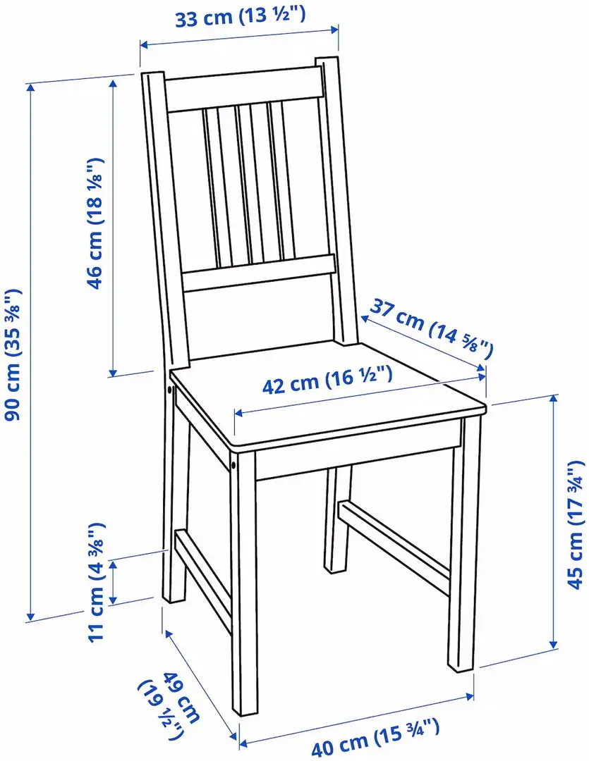 Set masa scaune Ikea Pinntorp 125cm 1+4 (Maro deschis /Alb)