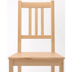 Set masa scaune Ikea Pinntorp 125cm 1+4 (Maro deschis/Rosu) Thumb