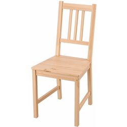 Обеденный набор Ikea Pinntorp 67/124см 1+2 (Светло-коричневый/Белый) Thumb