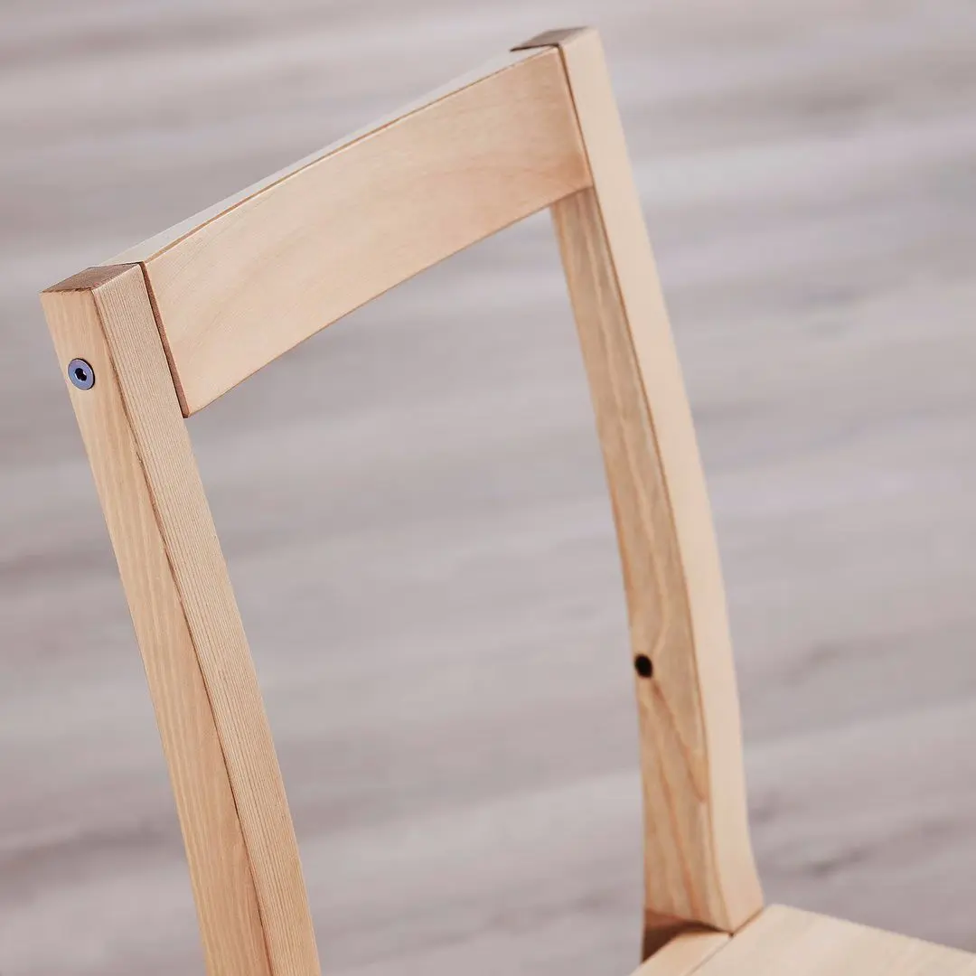 Set masa scaune Ikea Pinntorp/Katorp 125cm 1+4 (Maro deschis/Rosu/Natural)