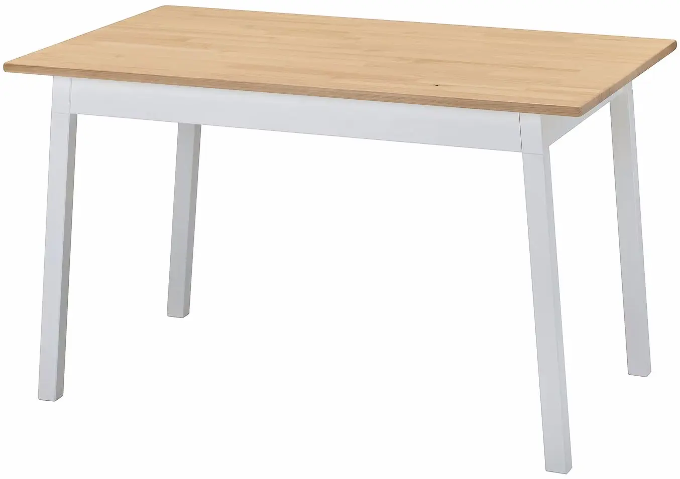 Set de sufragerie Ikea Pinntorp/Stefan 125cm 1+4 (Maro deschis/Alb)