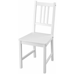 Set de sufragerie Ikea Pinntorp/Stefan 125cm 1+4 (Maro deschis/Alb) Thumb