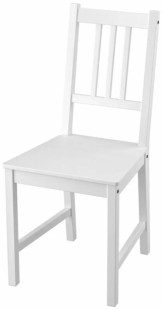 Set de sufragerie Ikea Pinntorp/Stefan 125cm 1+4 (Maro deschis/Alb)