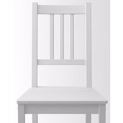 Set masa scaune Ikea Pinntorp/Stefan 125cm 1+4 (Maro deschis/Rosu/Alb) Thumb