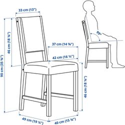 Set masa scaune Ikea Pinntorp/Stefan 125cm 1+4 (Maro deschis/Rosu/Alb) Thumb