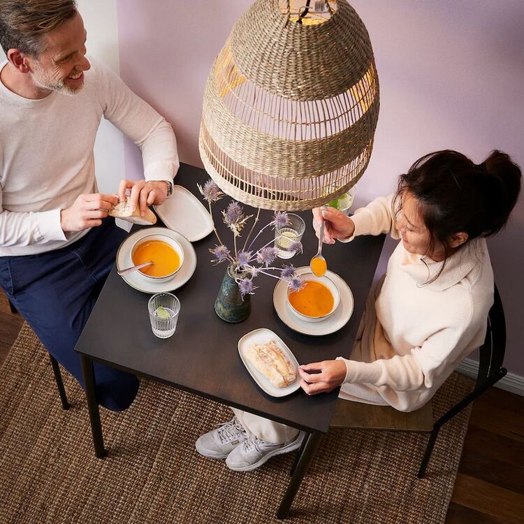 Обеденный набор Ikea Sandsberg 67x67см 1+2 (Черный)