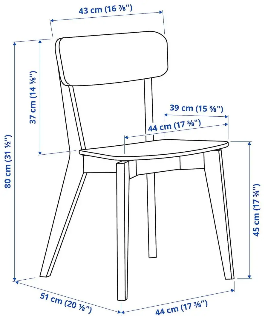 Обеденный набор Ikea Skansnas/Lisabo 150/205см 1+4 (Бук светлый/Черный)
