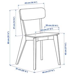 Обеденный набор Ikea Skansnas/Lisabo 150/205см 1+4 (Шпон светлого бука/Ясень) Thumb