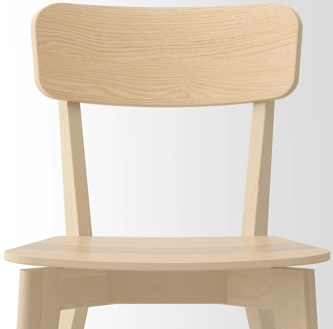 Обеденный набор Ikea Skansnas/Lisabo 150/205см 1+4 (Шпон светлого бука/Ясень)