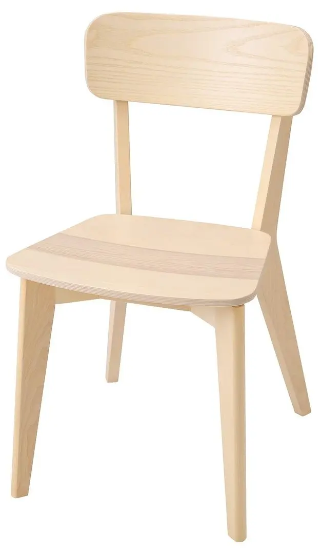 Обеденный набор Ikea Skansnas/Lisabo 150/205см 1+4 (Шпон светлого бука/Ясень)