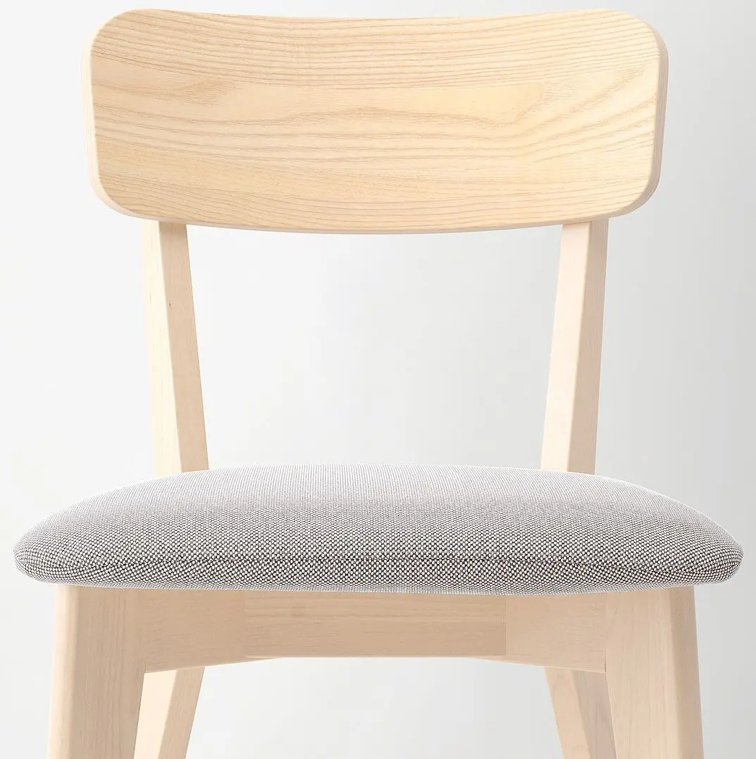 Set masa scaune Ikea Skansnas/Tallmyra/Lisabo 150/205cm 1+4 (Fag deschis/Frasin/Gri)