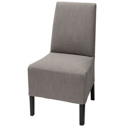 Обеденный набор Ikea Skogsta/Bergmund/Nolhaga 235x100см 1+6 (Акация/Черный/Серо-бежевый) Thumb