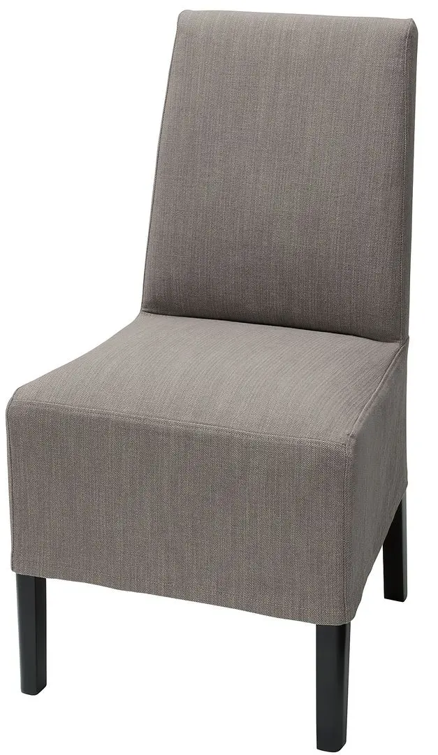 Обеденный набор Ikea Skogsta/Bergmund/Nolhaga 235x100см 1+6 (Акация/Черный/Серо-бежевый)