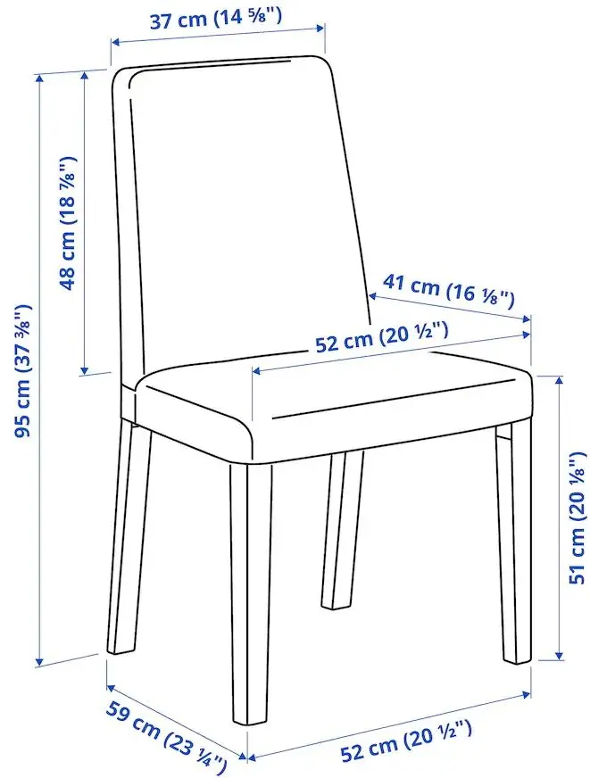 Обеденный набор Ikea Skogsta/Bergmund/Nolhaga 235x100см 1+6 (Акация/Черный/Серо-бежевый)