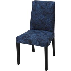 Обеденный набор Ikea Skogsta/Bergmund/Kvillsfors 235x100см 1+6 (Акация/Черный/Темно-синий) Thumb