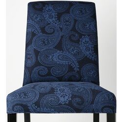 Обеденный набор Ikea Skogsta/Bergmund/Kvillsfors 235x100см 1+6 (Акация/Черный/Темно-синий) Thumb