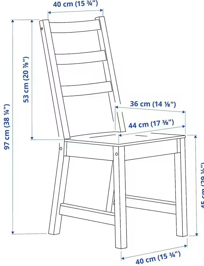 Обеденный набор Ikea Skogsta/Nordviken 235x100см 1+6 (Акация/Черный)