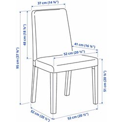 Set masa scaune Ikea Standtorp/Bergmund/Gunnared 150/205/260cm 1+4 (Alb/Gri) Thumb
