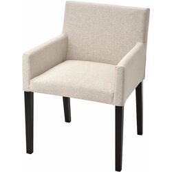 Обеденный набор Ikea Standtorp/Marenas/Gunnared 150/205/260см 1+4 (Коричневый/Черный/Бежевый) Thumb