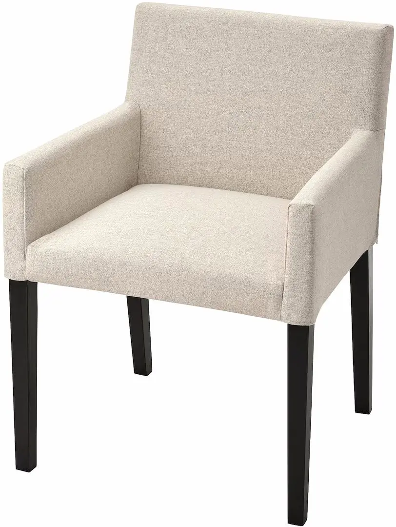 Обеденный набор Ikea Standtorp/Marenas/Gunnared 150/205/260см 1+4 (Коричневый/Черный/Бежевый)