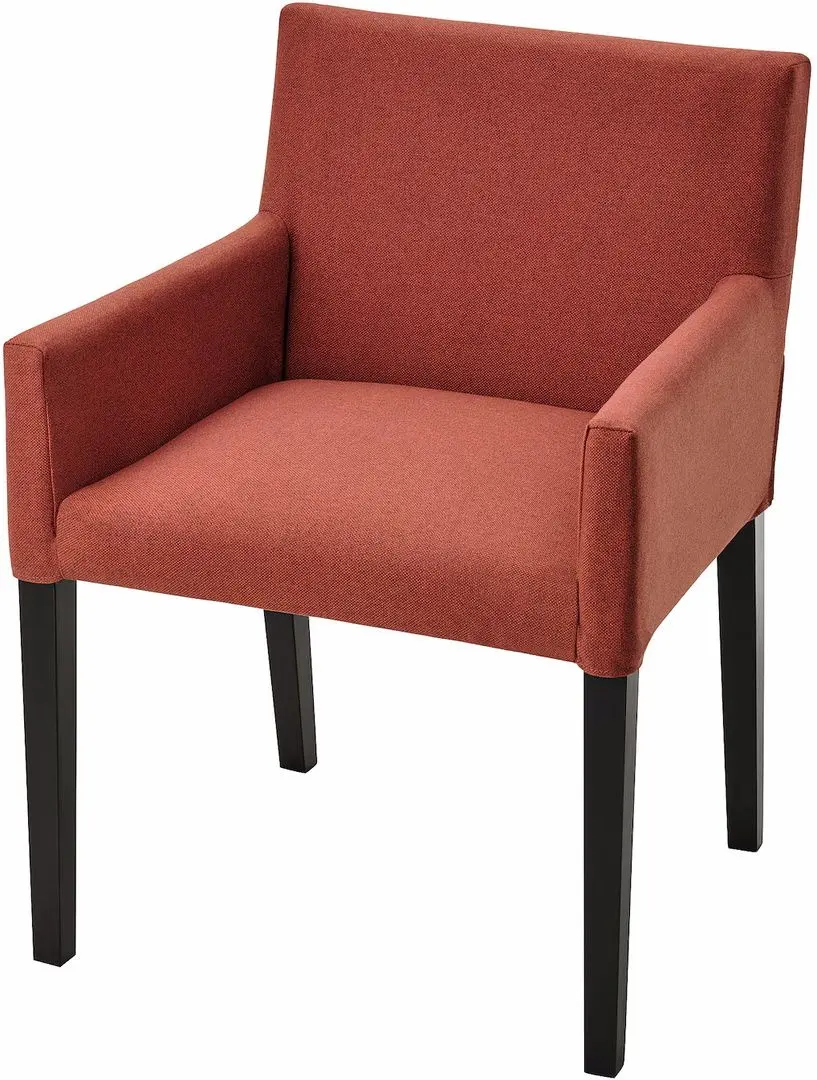 Обеденный набор Ikea Standtorp/Marenas/Gunnared 1+4 (Коричневый/Черный/Красно-коричневый)