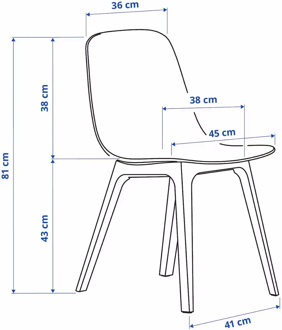 Обеденный набор Ikea Standtorp/Odger 150/205/260см 1+4 (Белый/Антрацит)