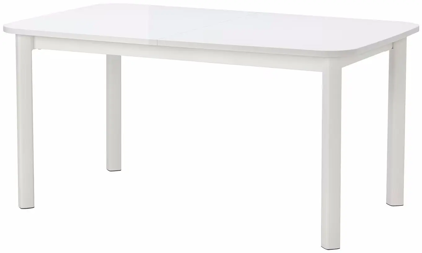 Обеденный набор Ikea Standtorp/Tobias 150/205/260см 1+4 (Белый/Красно-коричневый/Хром)