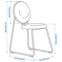 Обеденный набор Ikea Stensele/Manhult 70x70 Антрацит/Хакебо Серо-зеленый (1+2) Thumb