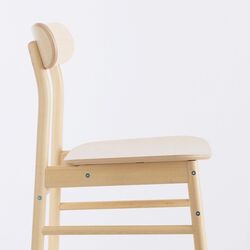 Обеденный набор Ikea Stensele/Ronninge 70cm Антрацит/Береза антрацит (1+2) Thumb