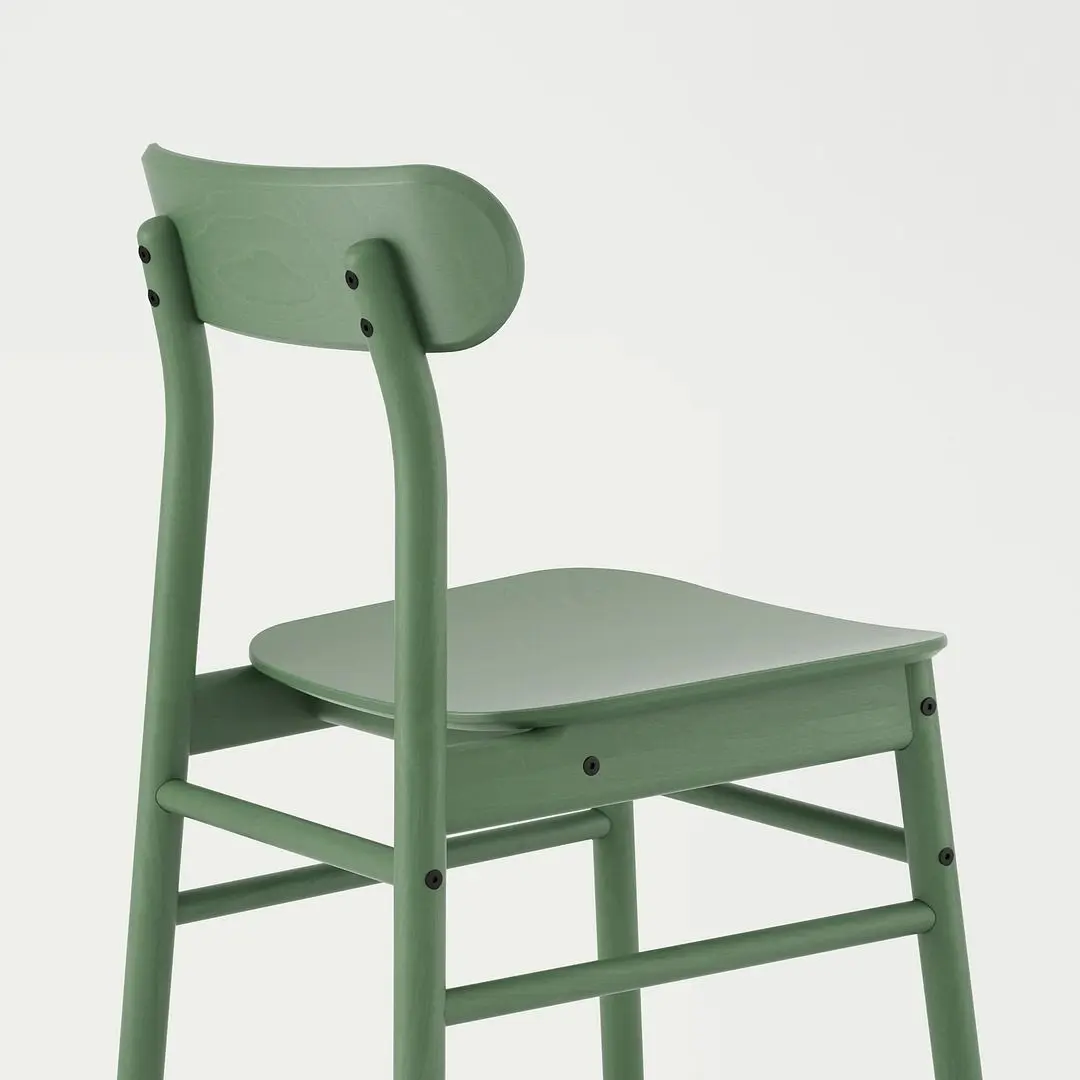 Обеденный набор Ikea Stensele/Ronninge 1+2 (Антрацит/Зеленый) - 2