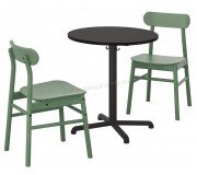 Set masa scaune Ikea Stensele/Ronninge 1+2 (Antracit/Verde)