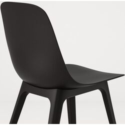 Обеденный набор Ikea Stensele/Odger 70см 1+2 (Антрацит) Thumb