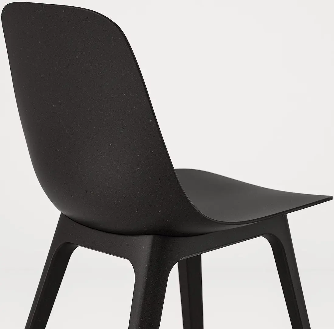 Обеденный набор Ikea Stensele/Odger 70см 1+2 (Антрацит)