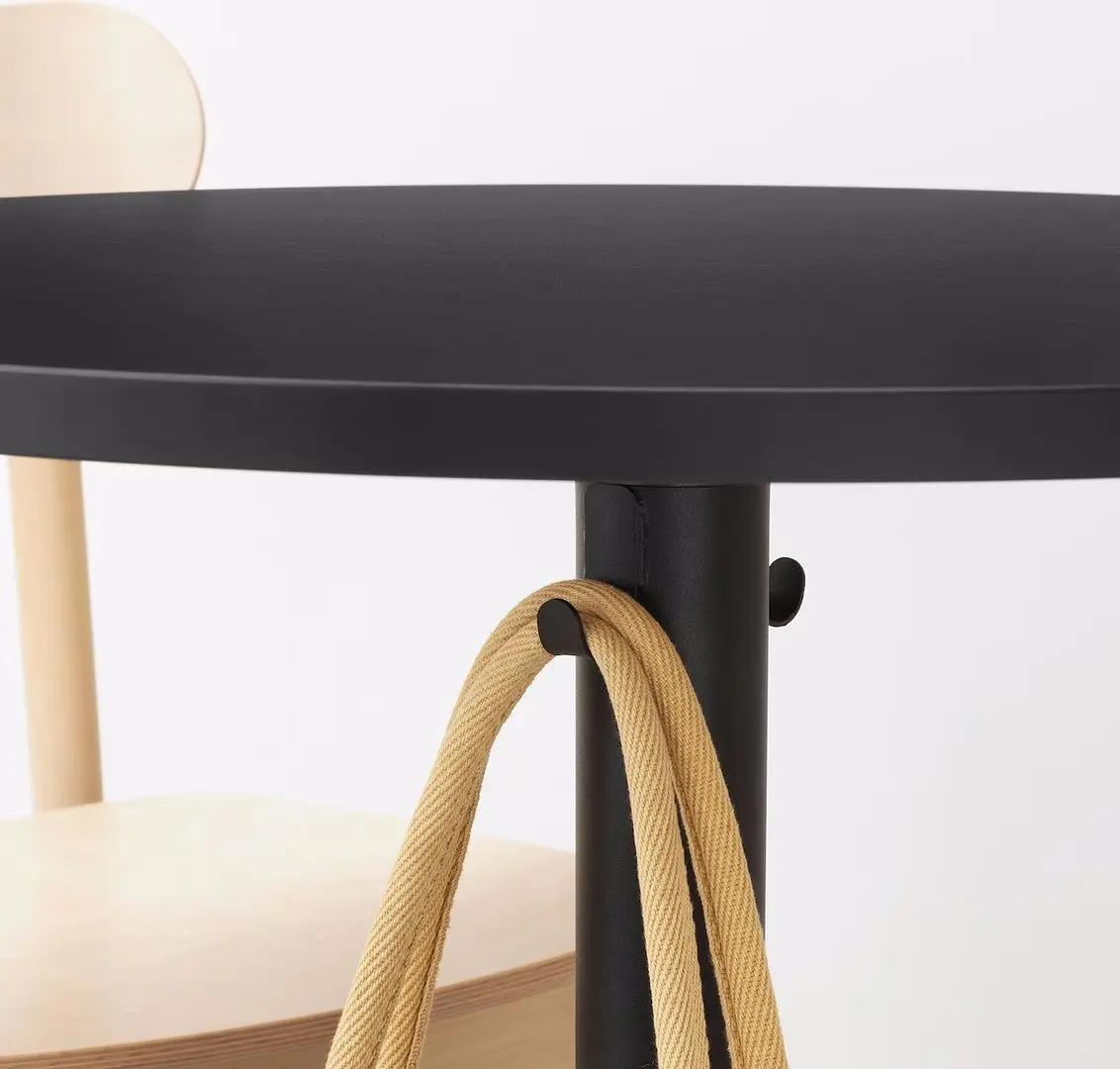 Обеденный набор Ikea Stensele/Odger 70см 1+2 (Антрацит)