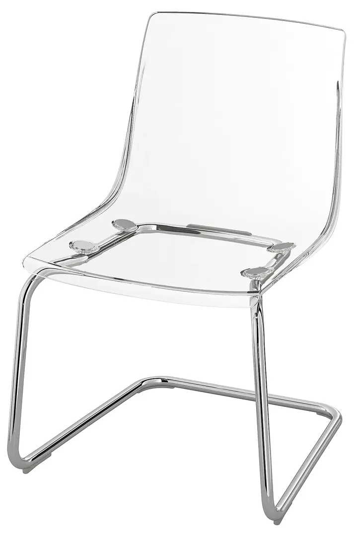 Set masa scaune Ikea Strandtorp/Tobias 150x205x260x95 Maro/Transparent (1+4) - 3