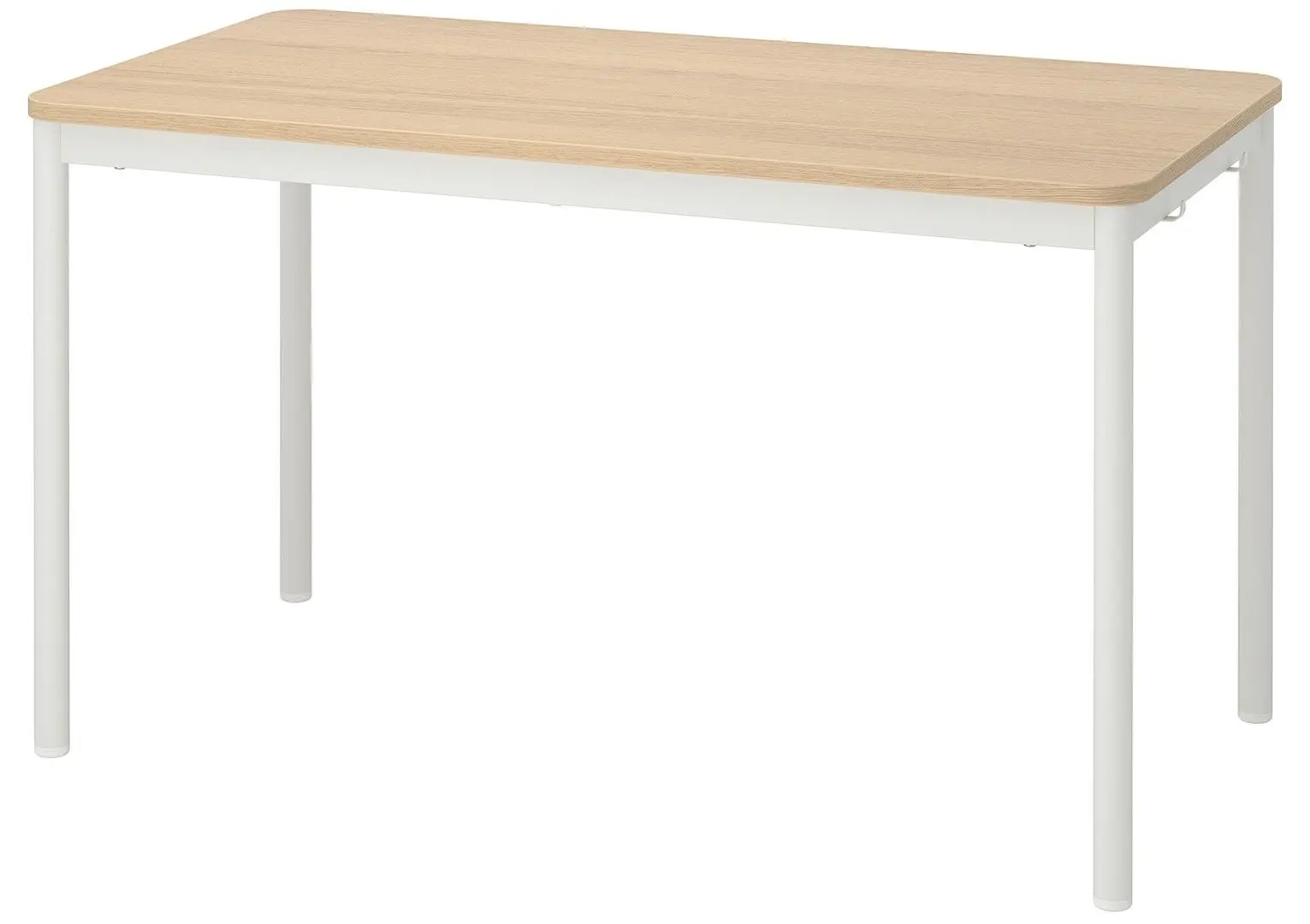 Set masa scaune Ikea Tommaryd/Teodores 130x70 Stejar Alb/Alb (1+4) - 2