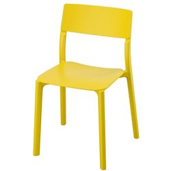 Set masa scaune Ikea Vangsta/Janinge 80x120 Alb/Galben (1+2) Thumb