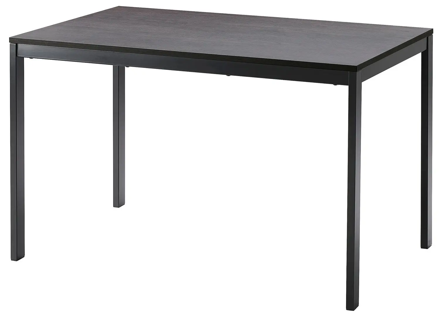 Set masa scaune Ikea Vangsta/Karljan 120x180 Negru Maro Inchis/Kabusa Gri Inchis (1+4)