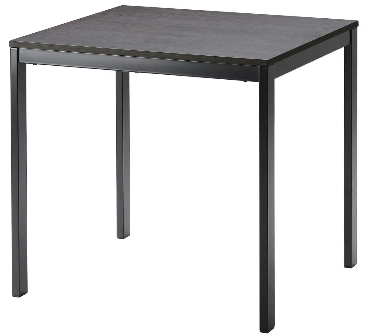 Set masa scaune Ikea Vangsta/Karljan 80x120 Negru Maro Inchis/Kabusa Gri Inchis (1+2) - 2