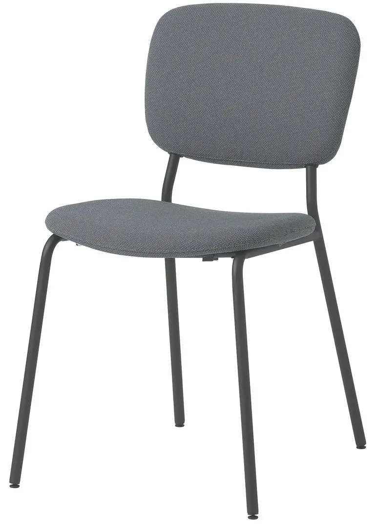 Set masa scaune Ikea Vangsta/Karljan 80x120 Negru Maro Inchis/Kabusa Gri Inchis (1+2) - 3