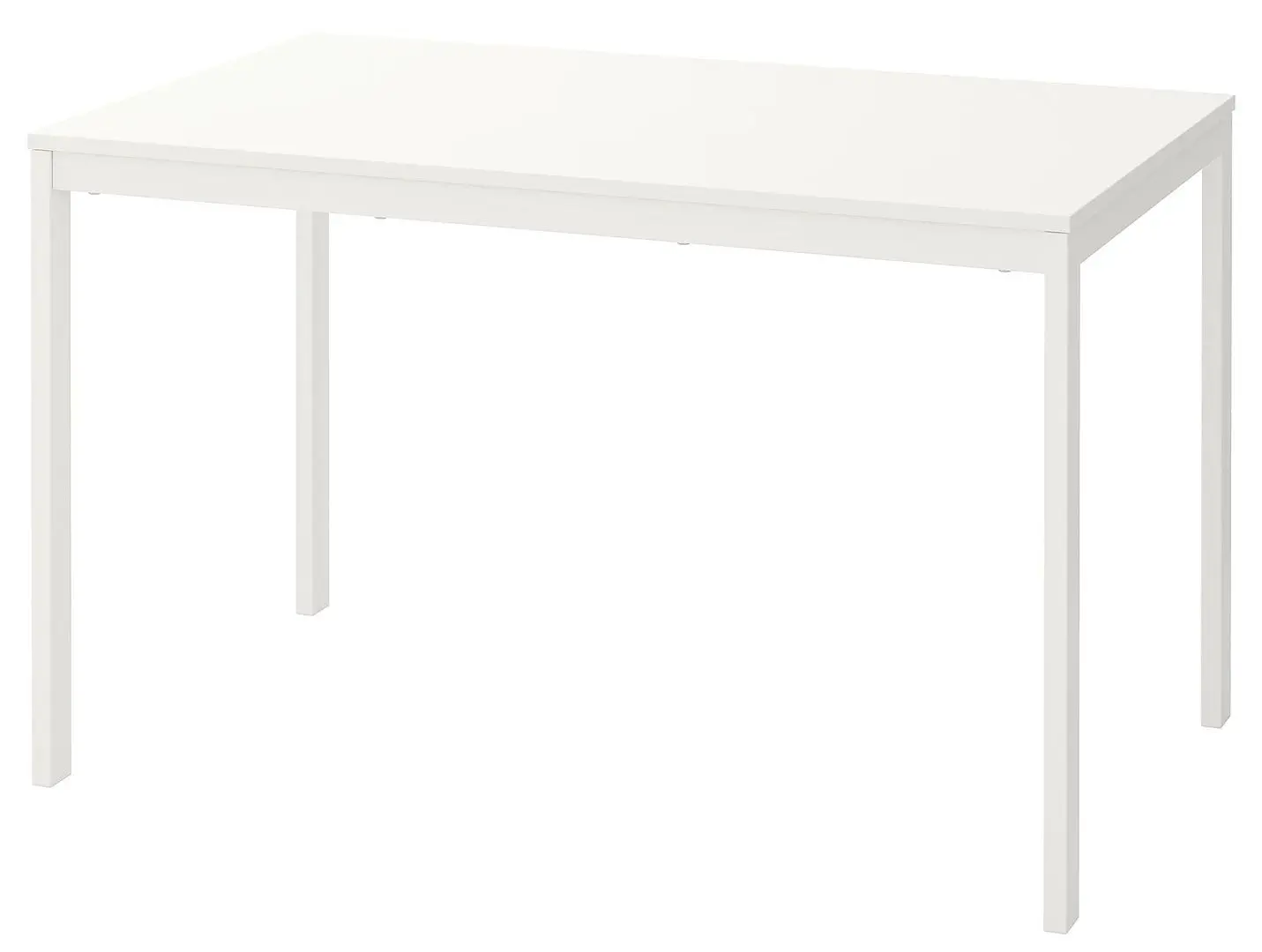 Set masa scaune Ikea Vangsta/Teodores 120/180cm 1+4 (Alb) - 2