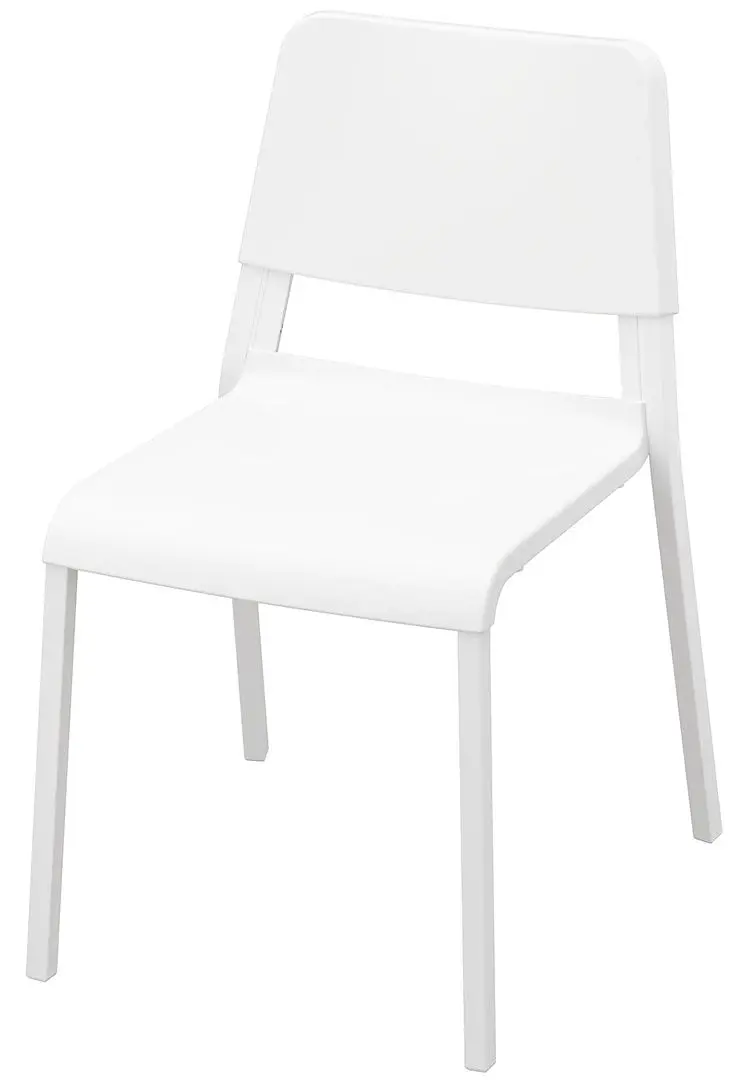 Set masa scaune Ikea Vangsta/Teodores 120/180cm 1+4 (Alb) - 3