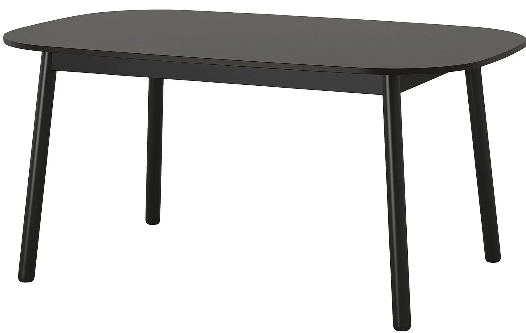 Set masa scaune Ikea Vedbo 160x95cm 1+4 (Negru)
