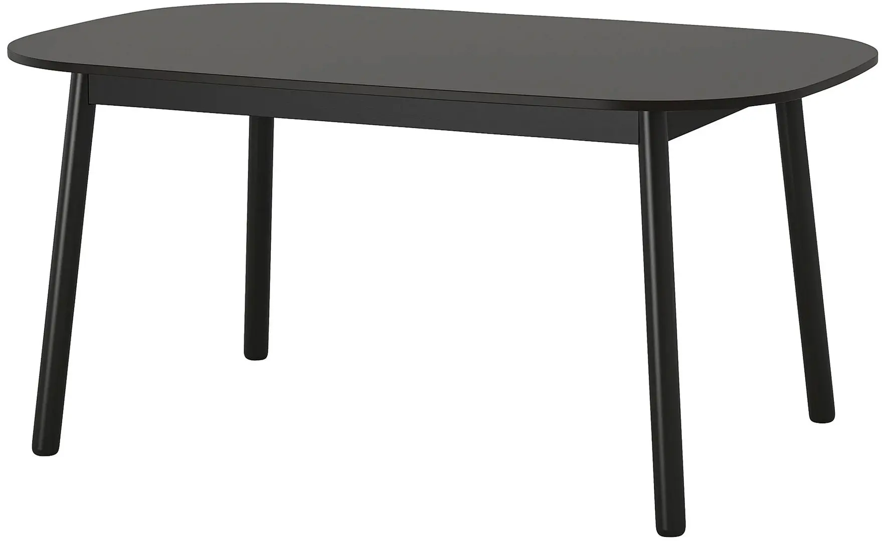 Set masa scaune Ikea Vedbo/Odger 160x95cm 1+4 (Negru/Antracit)